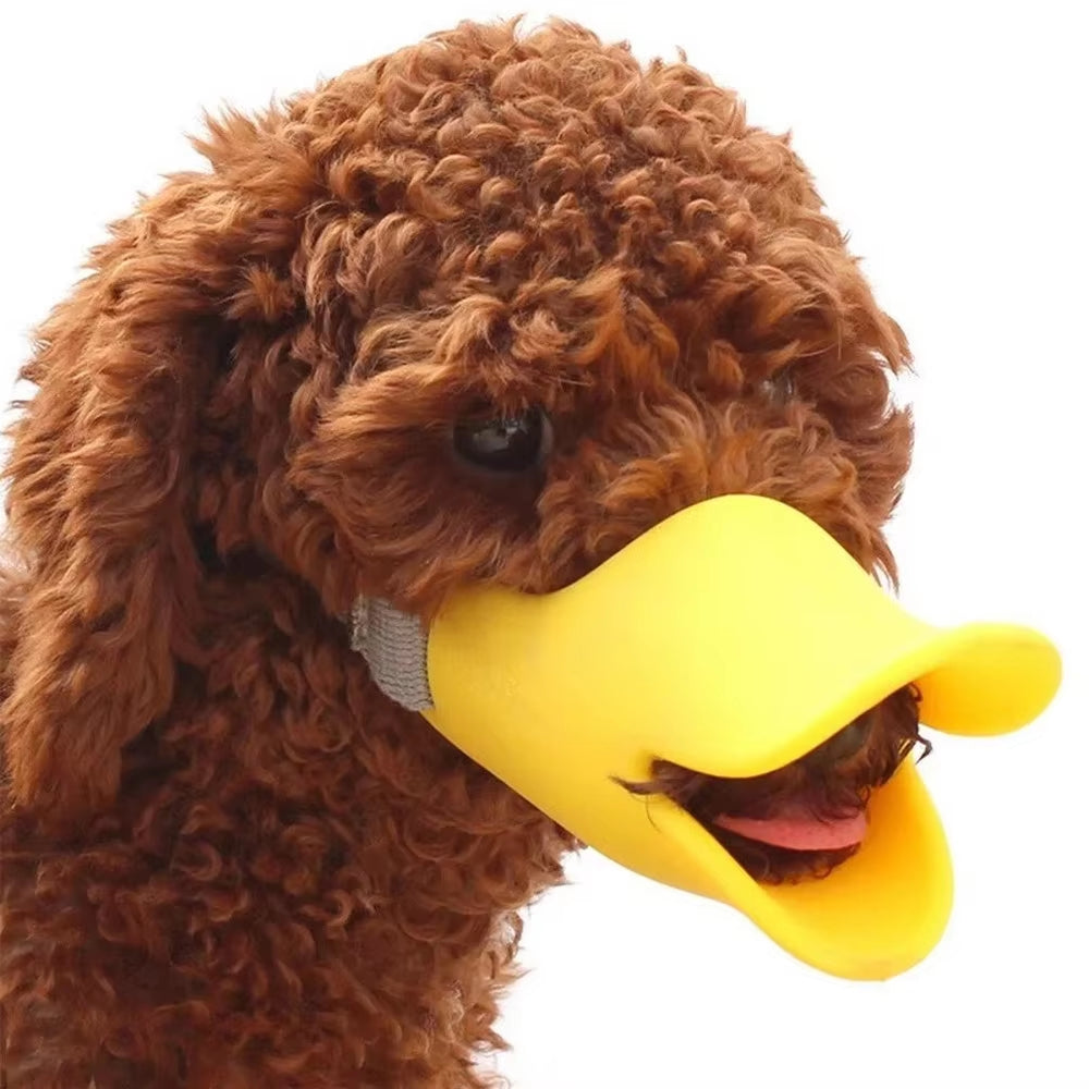 Dog Muzzle Silicone Duck Muzzle Mask for Pet Dogs anti Bite Stop Barking Small Large Dog Mouth Muzzles Pet Dog Accessories