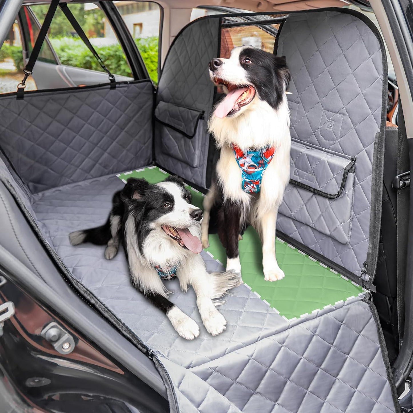 Heavy Duty Back Seat Extender for Dogs Hard Bottom Dog Car Hammock, Universal