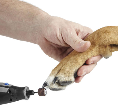 Pawcontrol 7760-PGK Dog Nail Grinder and Trimmer - Cordless & Rechargeable Pet Grooming Tool Kit - Safe and Humane for Dogs, Cats, and Small Animals