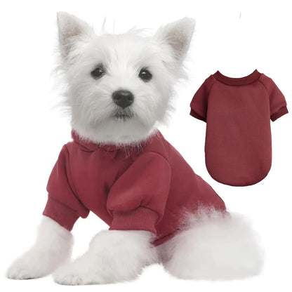 Dog Dog Sweaters Clothes for Small Dogs Boy Girl Dog Winter Hoodie Sweatshirts for Small Chihuahua Yorkie Doggie Coat Clothing Puppy Cat Autumn Warm Coat