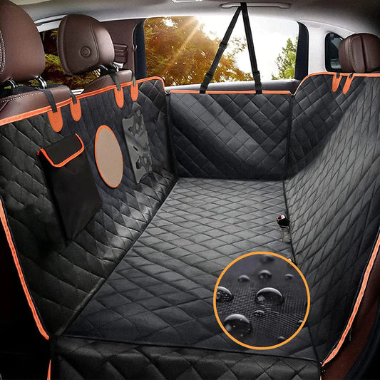 INFURTURE Back Seat Extender for Dogs with Hard Bottom Dog Car Seat Cover Holds 460lbsSturdy Backseat Extender for Dogs Nonslip Waterproof Dog Hammock for Car Dog Car Bed for Car SUV