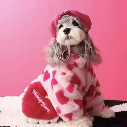 Pet autumn and winter warm clothes