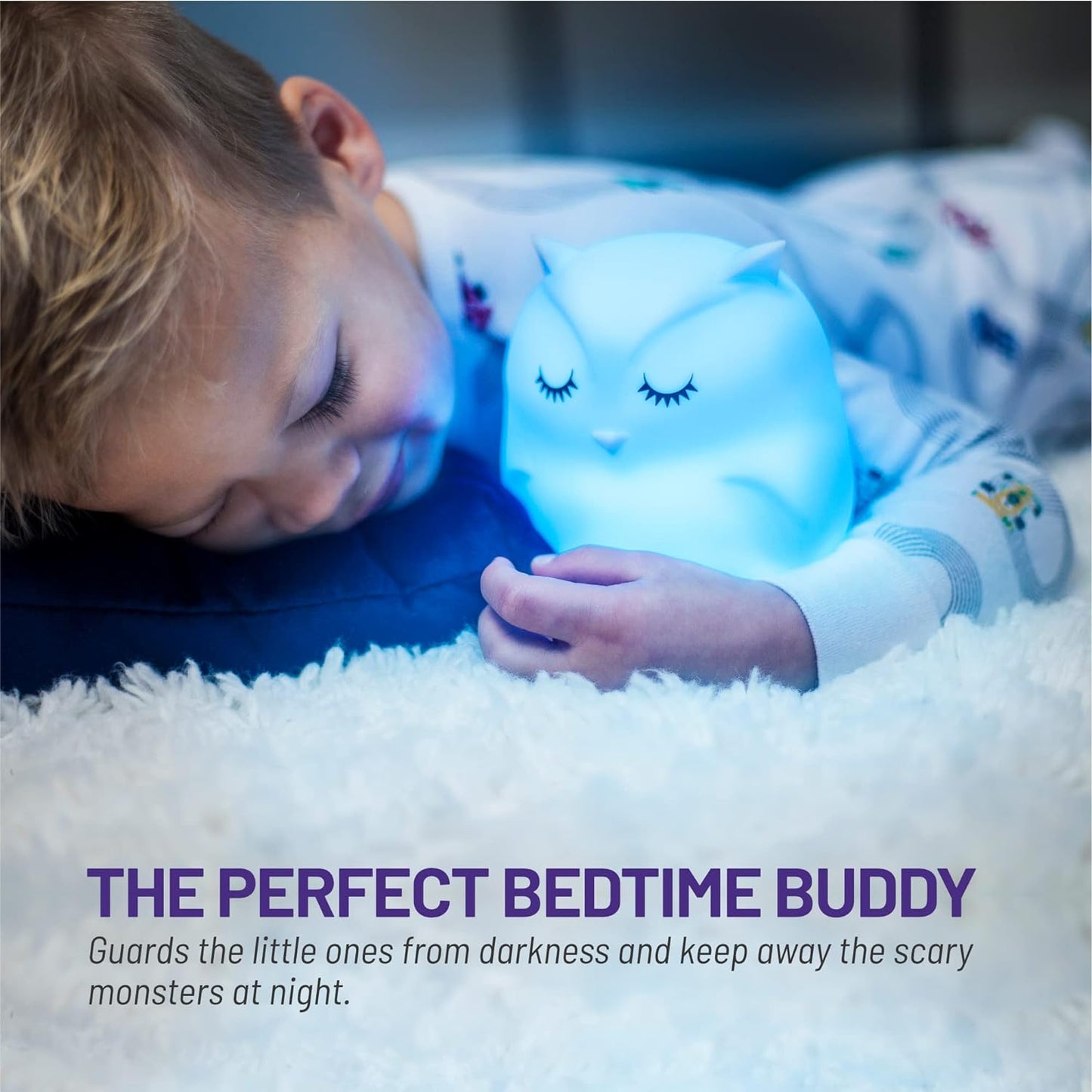 Owl-Themed Rechargeable Night Light for Children - Ideal for Kids' Rooms and Toddlers